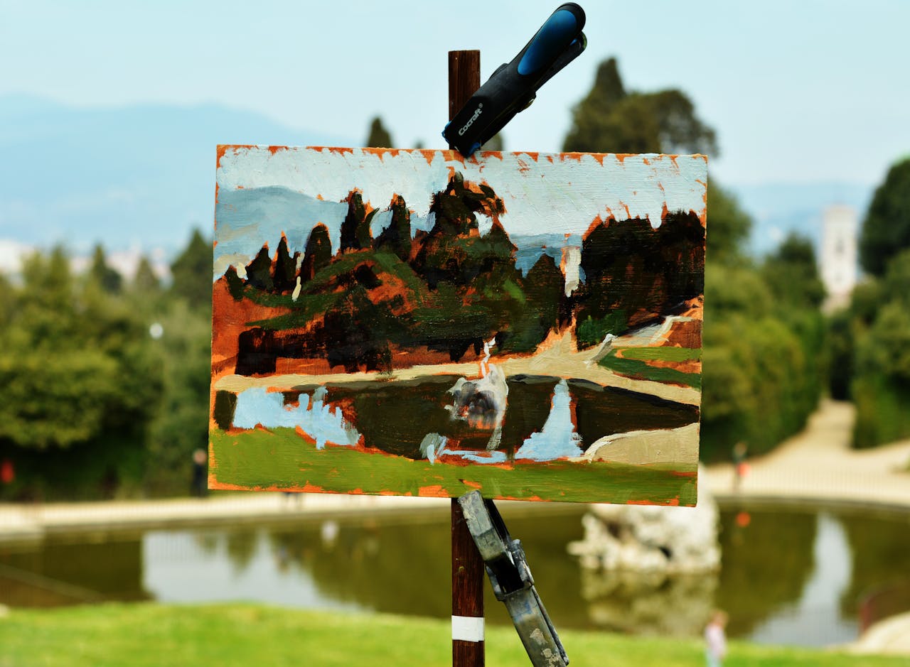 Landscape painting techniques